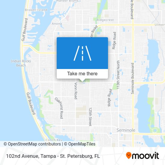 102nd Avenue map