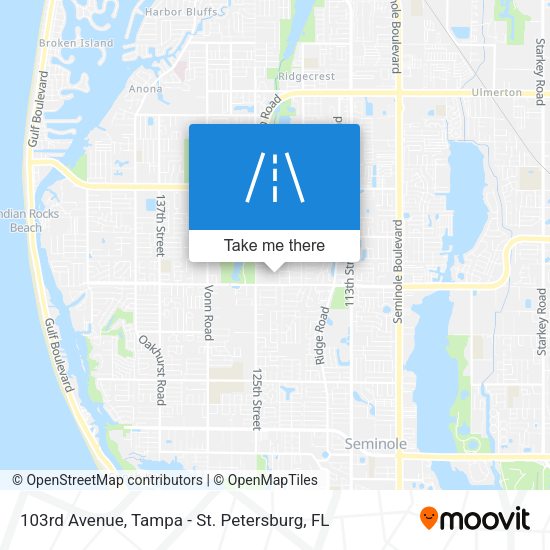 103rd Avenue map