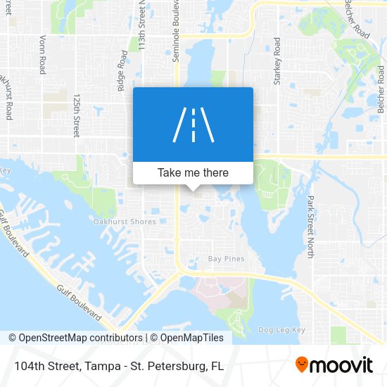 104th Street map