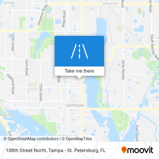 108th Street North map