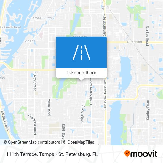 111th Terrace map