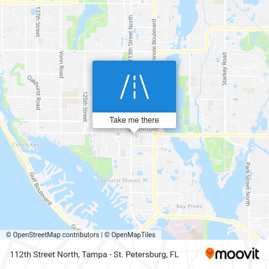 Mapa de 112th Street North