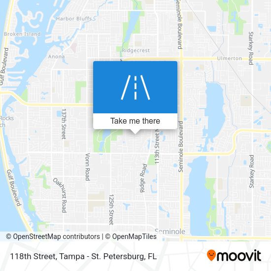 Mapa de 118th Street