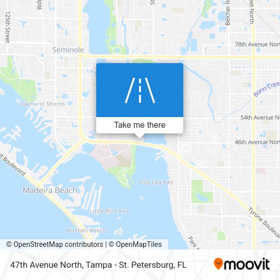 47th Avenue North map
