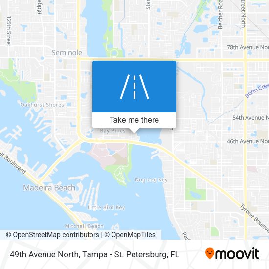 49th Avenue North map