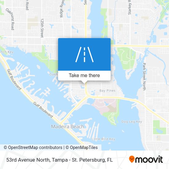 53rd Avenue North map
