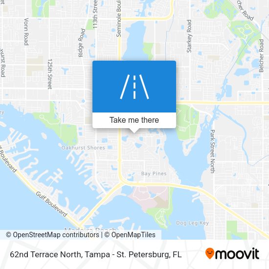 Mapa de 62nd Terrace North