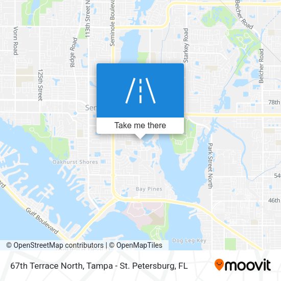Mapa de 67th Terrace North