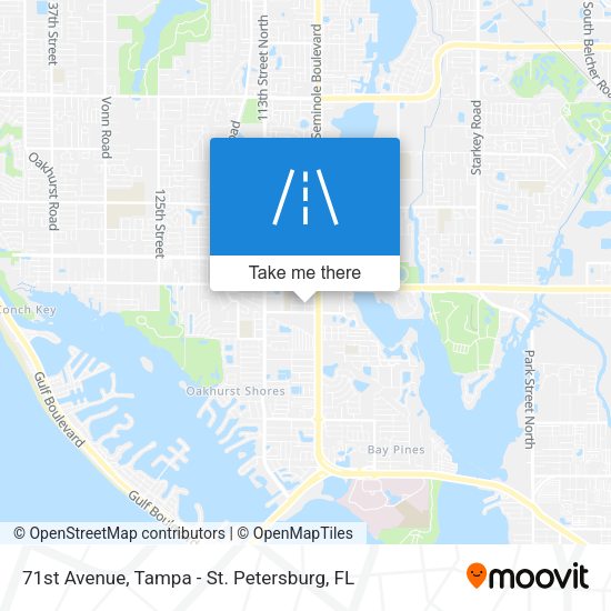 71st Avenue map