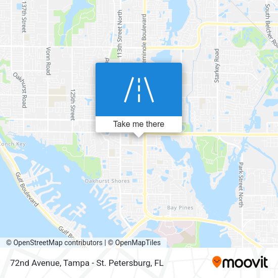 72nd Avenue map