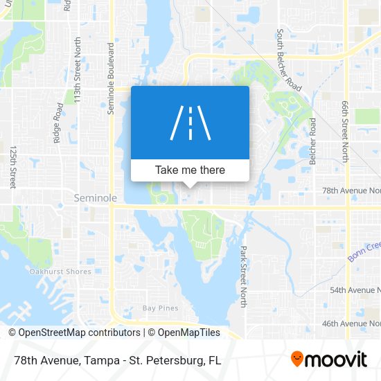 78th Avenue map