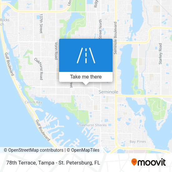 78th Terrace map