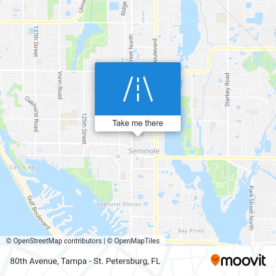 Mapa de 80th Avenue