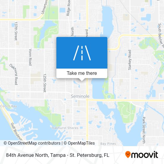 84th Avenue North map