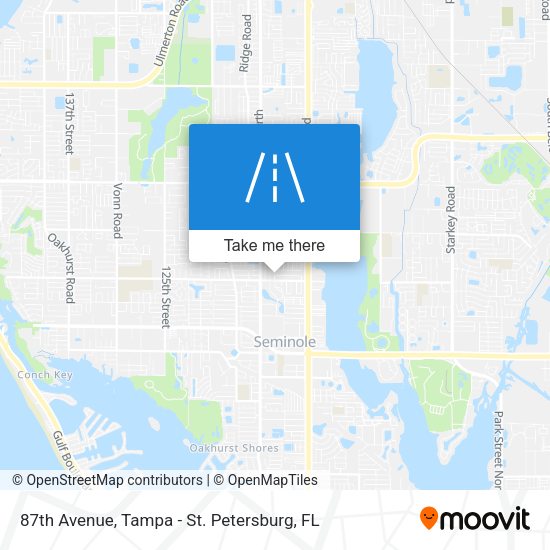 87th Avenue map