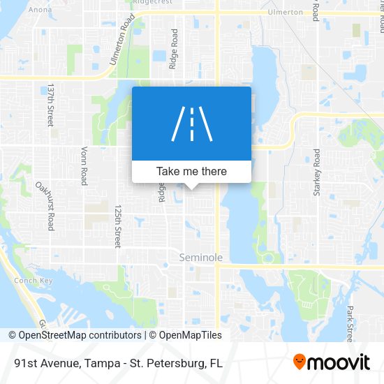 Mapa de 91st Avenue