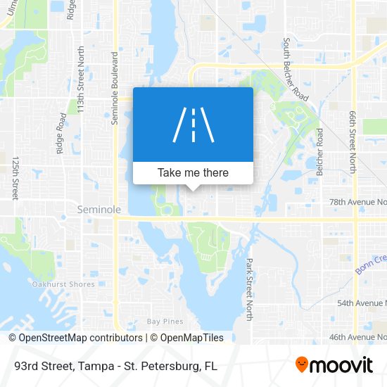 93rd Street map