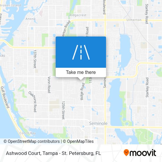 Ashwood Court map