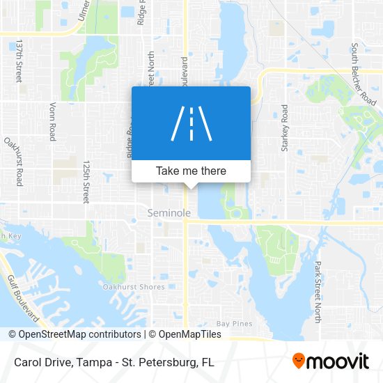 Carol Drive map