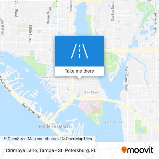 Cirimoya Lane map
