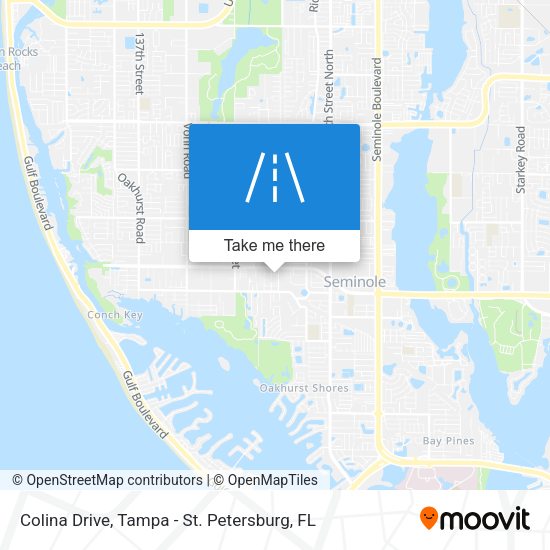 Colina Drive map