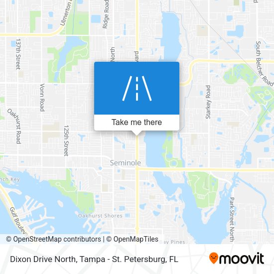 Dixon Drive North map