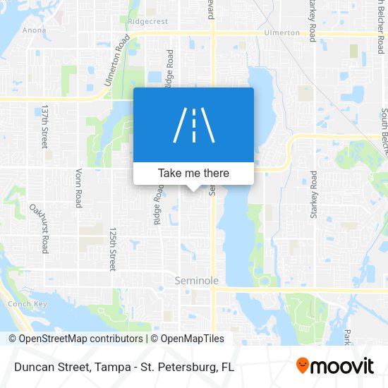 Duncan Street map