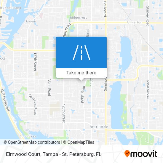 Mapa de Elmwood Court