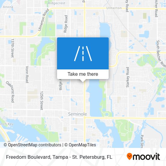 Freedom Boulevard map