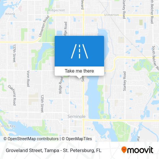 Groveland Street map