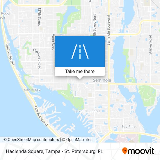 Hacienda Square map