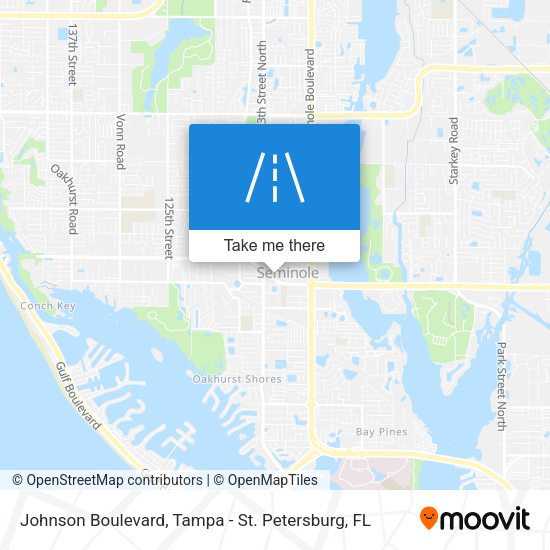 Mapa de Johnson Boulevard