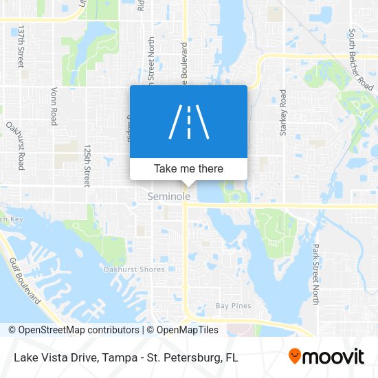 Lake Vista Drive map
