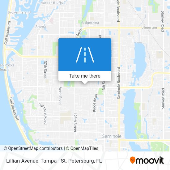 Lillian Avenue map