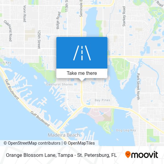 Mapa de Orange Blossom Lane
