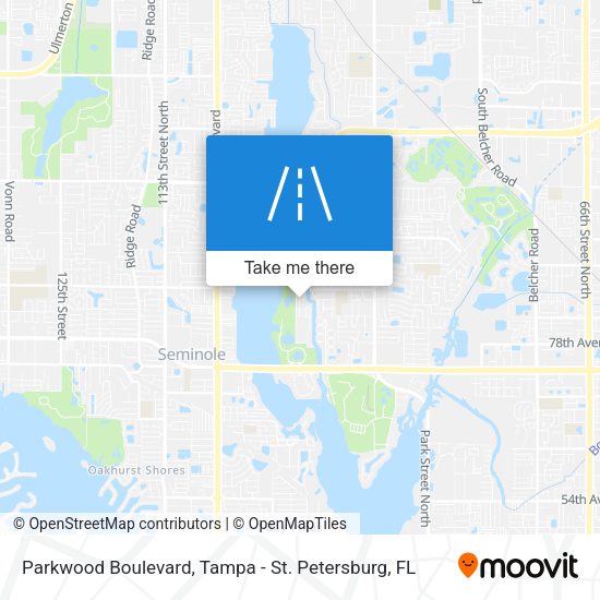 Mapa de Parkwood Boulevard