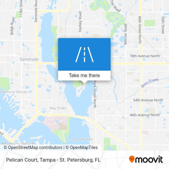 Pelican Court map