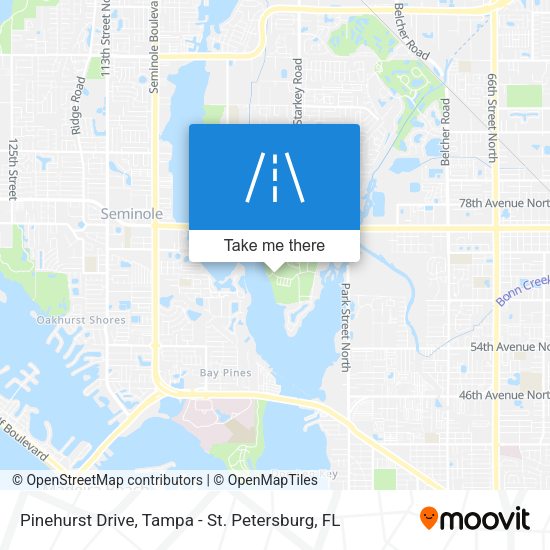 Pinehurst Drive map