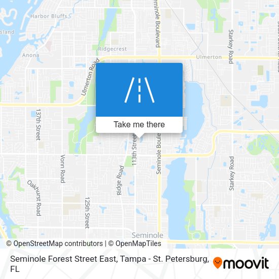 Seminole Forest Street East map