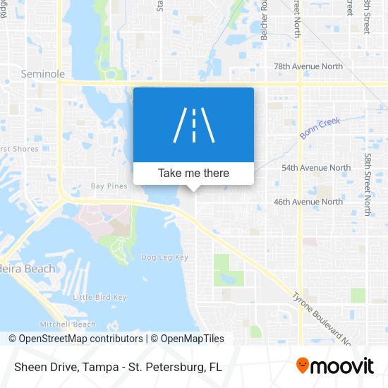 Mapa de Sheen Drive