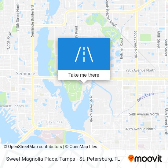 Sweet Magnolia Place map