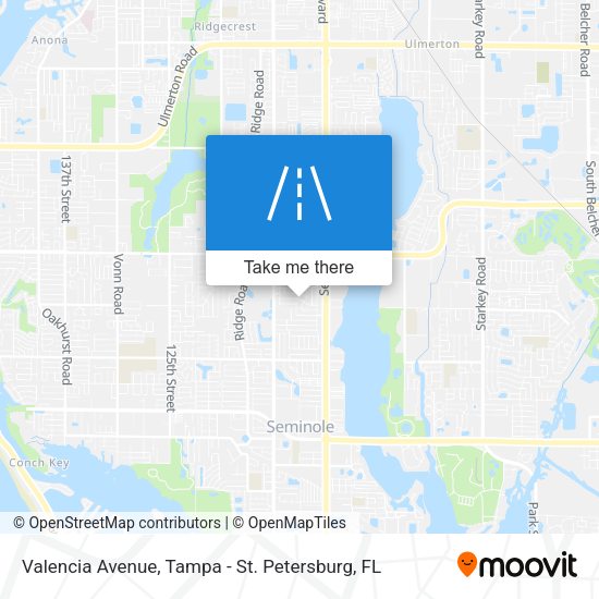 Mapa de Valencia Avenue