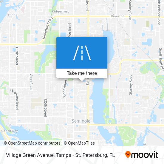 Village Green Avenue map