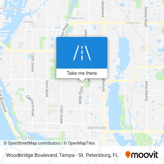 Woodbridge Boulevard map
