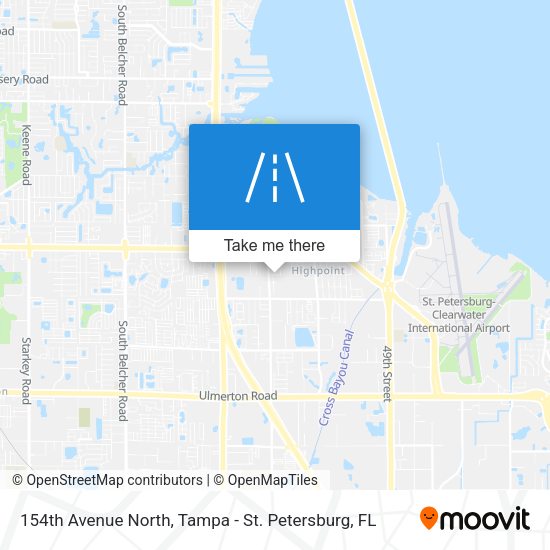 154th Avenue North map