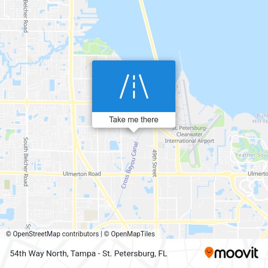 54th Way North map
