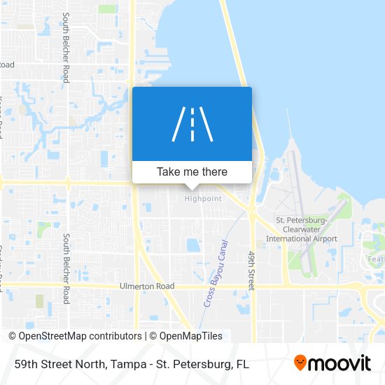 59th Street North map