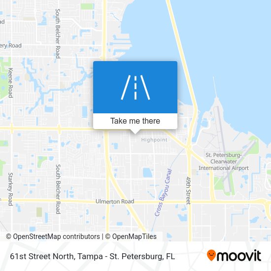 Mapa de 61st Street North