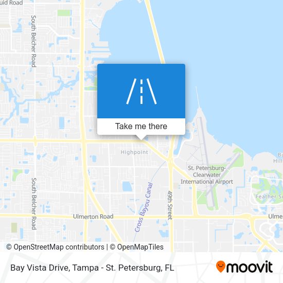 Bay Vista Drive map