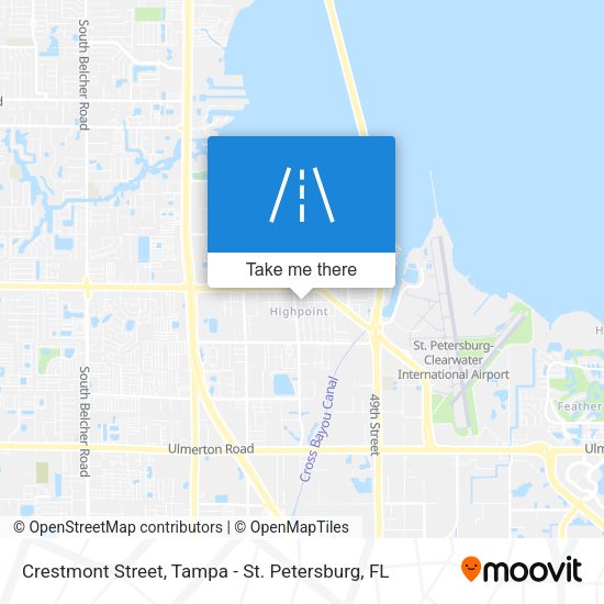 Crestmont Street map